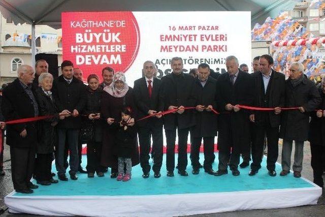 Kağıthane Emniyetevler Meydan Parkı Açıldı