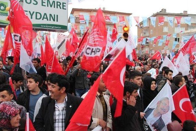 Chp Genel Başkanı Kılıçdaroğlu Ereğli’de