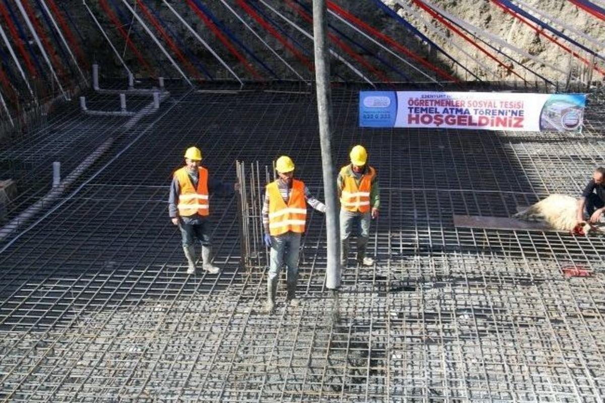 &Ouml;ğretmenler İ&ccedil;in Tesis Temeli Atıldı