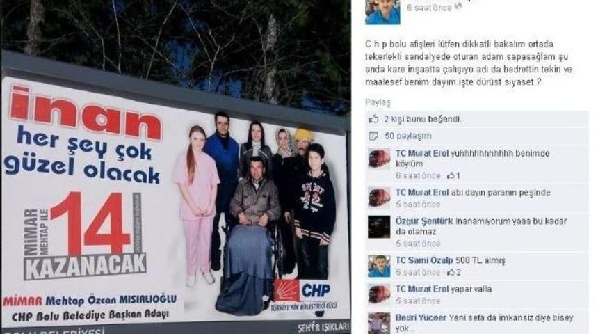 Chp&rsquo;nin Reklam Afişine Tepki