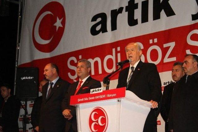 Mhp Genel Başkanı Devlet Bahçeli: