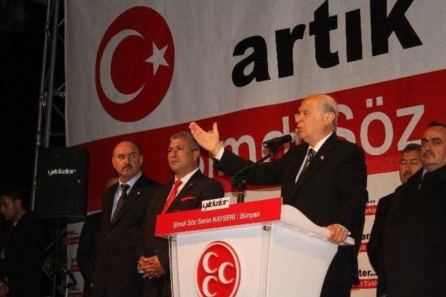 Mhp Genel Başkanı Devlet Bahçeli: