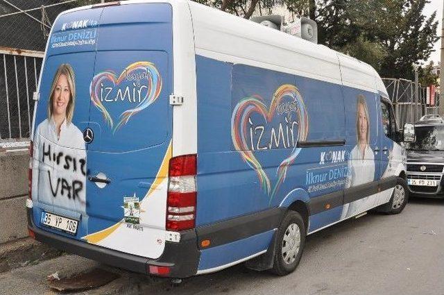 İlknur Denizli nin Se&ccedil;im Aracına &Ccedil;irkin Saldırı 1
