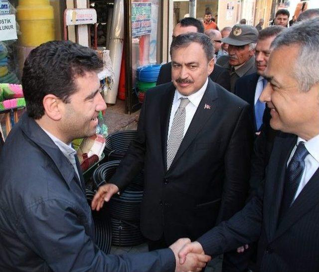 Bakan Eroğlu&rsquo;ndan Ak Parti li Savaş ın "altın Kanal Menderes Projesi"ne Destek 1