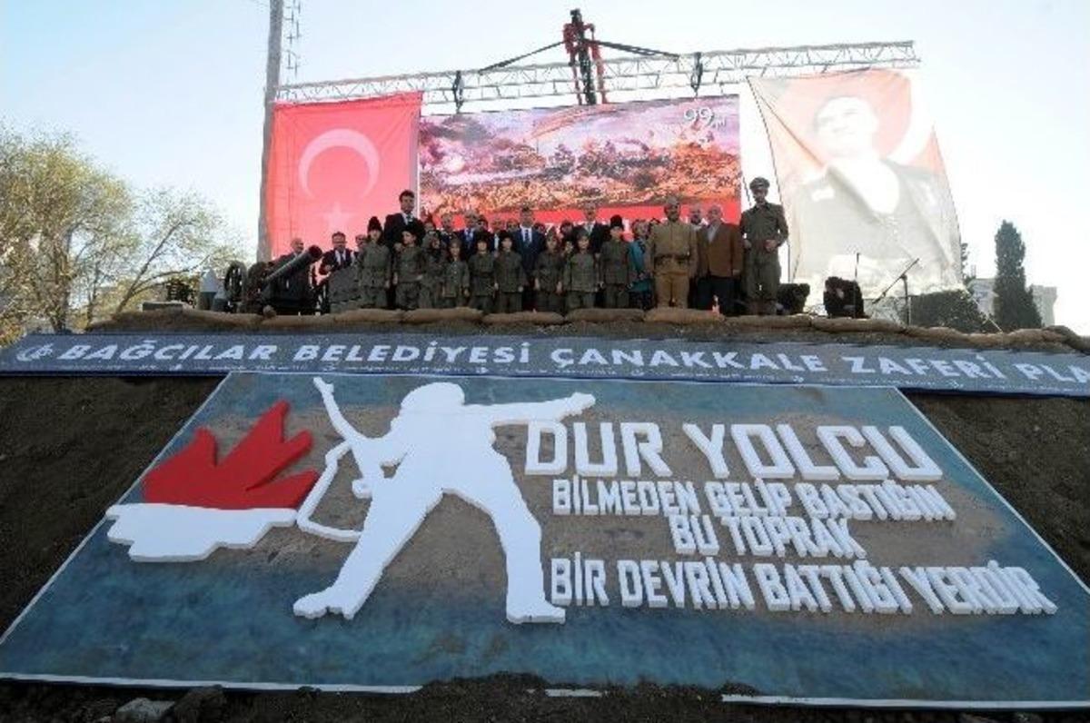 &Ccedil;anakkale Savaşı Bağcılar&rsquo;da Canlandırıldı
