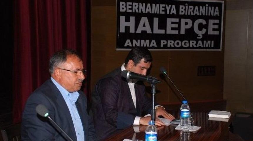 Batman'da Halep&ccedil;e'yi Anma Paneli