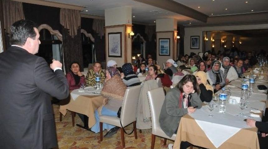 Mhp'li Başkan Adayı Okan Yanmaz, Kadın İş&ccedil;ilerle Bir Araya Geldi Destek İstedi