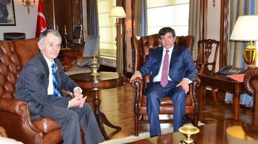 Bakan Davutoğlu, Ukrayna Meclisi Milletvekili Kırımoğlu&rsquo;nu Kabul Etti