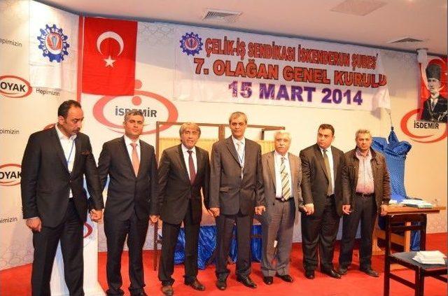 &Ccedil;elik İş İskenderun Şube Başkanlığına "demir" Se&ccedil;ildi 1