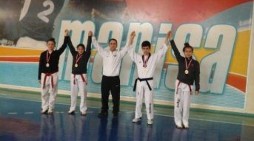 13 Eyl&uuml;l Gama Ortaokulu'ndan Tekwandoda 4 Madalya