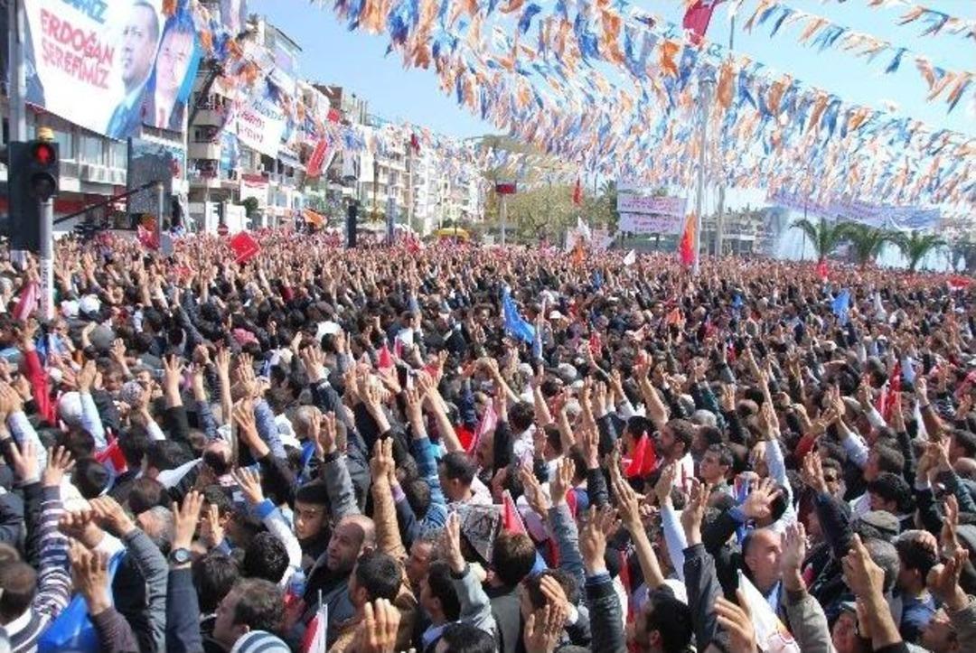 Başbakan Erdoğan, 38. Mitingini Aydın&rsquo;da Yaptı