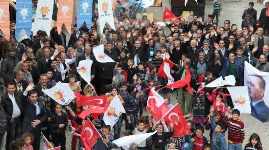 Ak Parti Yahyalı Belediye Başkan Adayı Esat &Ouml;zt&uuml;rk'e K&ouml;ylerden Tam Destek