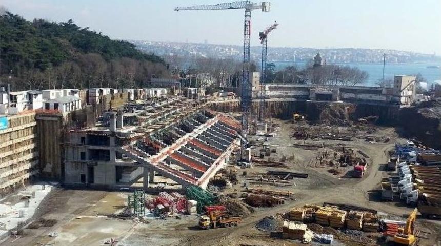 Vodafone Arena Stadı&rsquo;nın İnşaat &Ccedil;alışmaları S&uuml;r&uuml;yor
