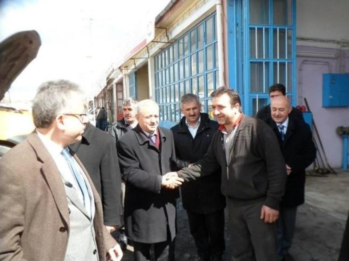 Ak Parti Yozgat Belediye Başkan Adayı Arslan&rsquo;dan Sanayi Esnafına Ziyaret