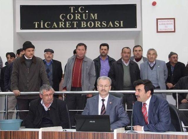 Sp&rsquo;li Cıdık&rsquo;tan &Ccedil;orum Ticaret Borsası&rsquo;na Ziyaret 1