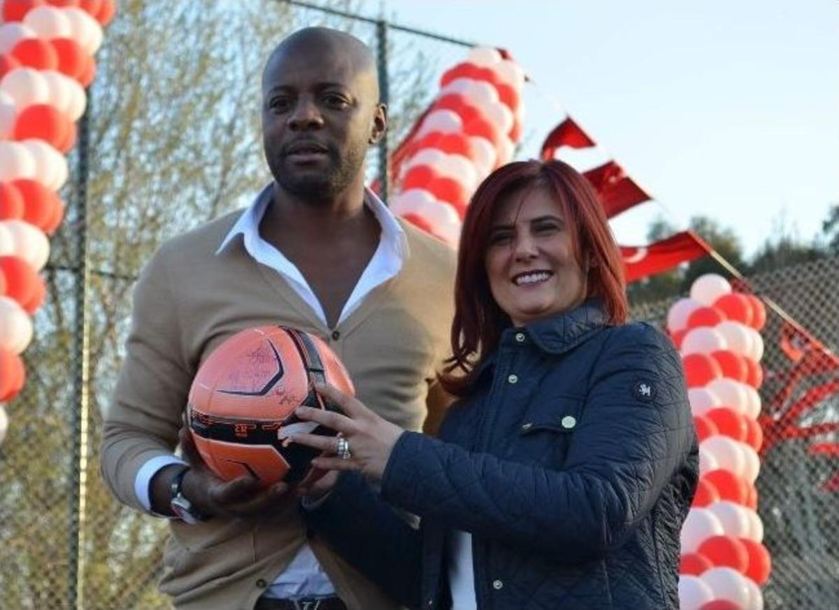 Spor Kompleksi A&ccedil;ılışında Pascal Nouma İzdihamı
