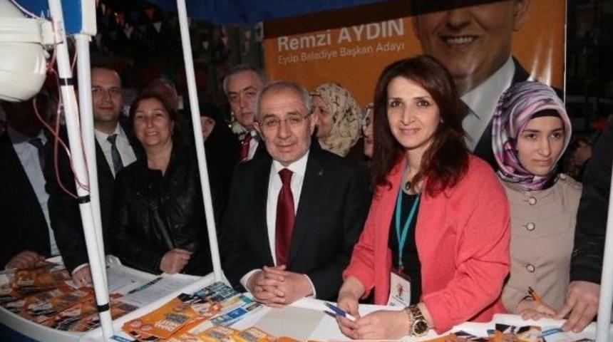 Remzi Aydın, Yeşilpınar Pazarında Lokma Ve Karanfil Dağıttı