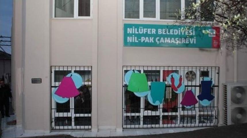 Nil&uuml;fer Belediyesi &Uuml;cretsiz &Ccedil;amaşırhane A&ccedil;tı Sırada &Ccedil;orba Servisi Var