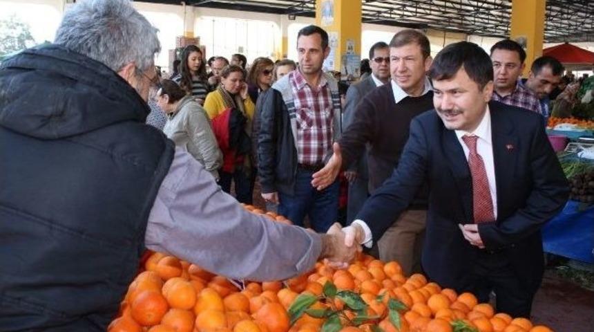 &Ccedil;iğli'de Adnan Yılmaz'a Kral Tanju Desteği