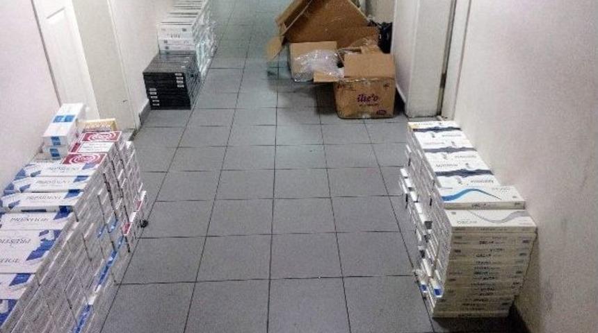 Bursa'da Ka&ccedil;ak Sigara Operasyonu