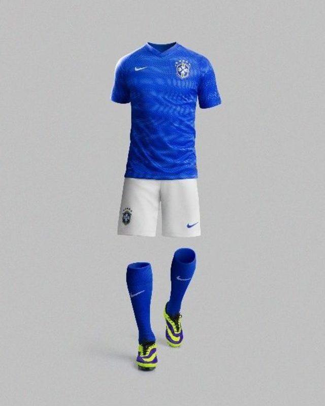 Brezilya&rsquo;nın Deplasman Forması G&ouml;r&uuml;c&uuml;ye &Ccedil;ıktı 1