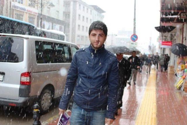 Van&rsquo;da Kar Yağışı 1