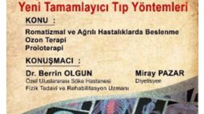 Ağrı Ve Eklem Hastalıkları Didim&rsquo;de Ele Alınacak