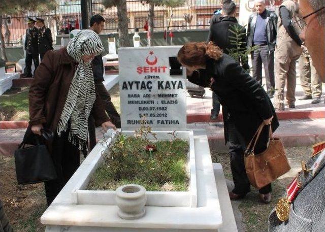 Askerlik Yaptığı Elazığ a Gelerek Şehitliği Ziyaret Etti 3