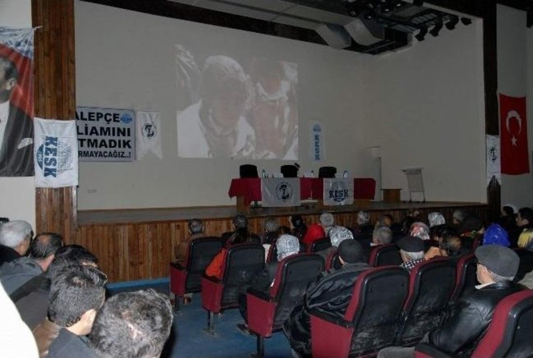 Siverek'te Halep&ccedil;e Katliamı Unutulmadı