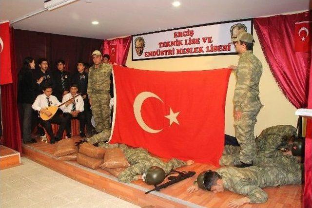 Erciş’te Çanakkale Zaferi Ve Şehitleri Anma Günü Programı