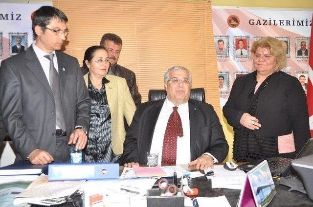 Dsp Genel Başkanı Mahsun T&uuml;rker Kuşadası&rsquo;nda 2