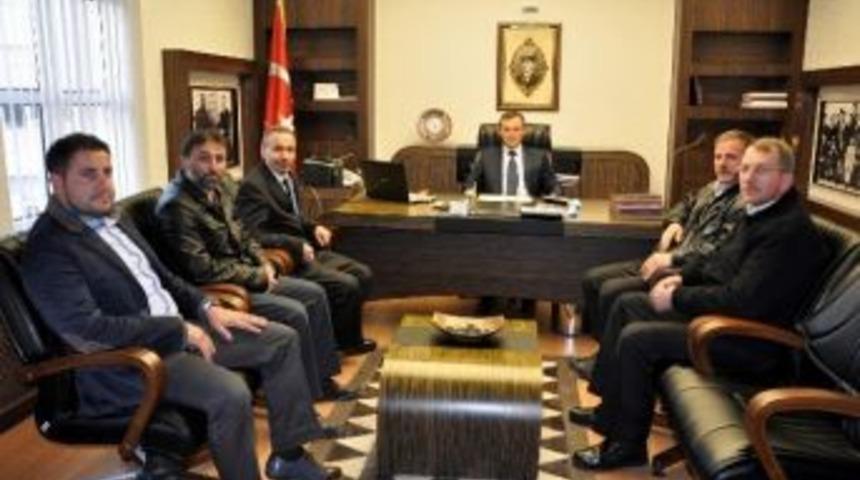 Esnaf Teşkilatından Kaymakam Per&ccedil;i&rsquo;ye Ziyaret