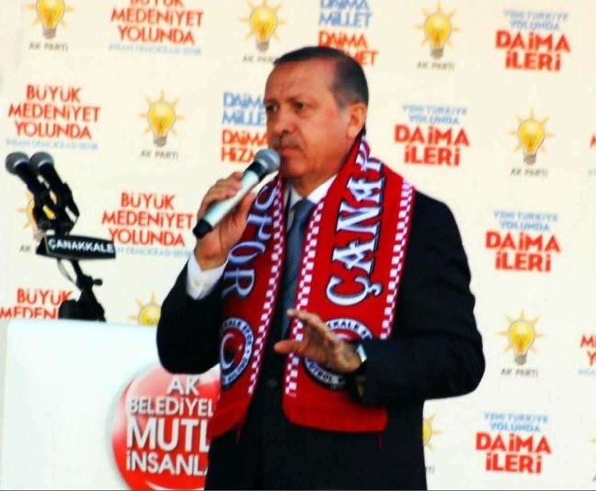 Başbakan Erdoğan &Ccedil;anakkalelilere Hitap Etti