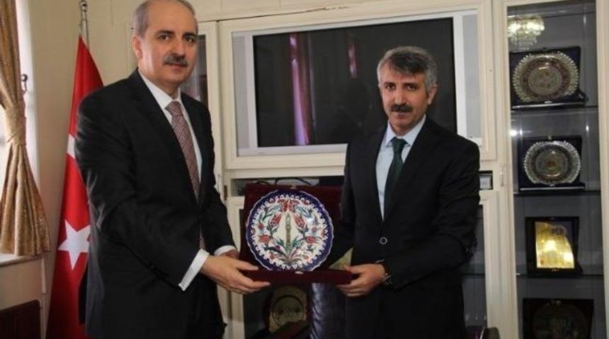 Ak Parti Genel Başkan Yardımcısı Kurtulmuş&rsquo;tan Vali &Uuml;nl&uuml;er&rsquo;e Ziyaret