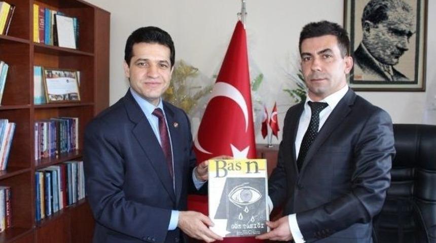 Manisa Basın İlan Kurumu Şube M&uuml;d&uuml;r&uuml; Tokg&ouml;z, Sarıg&ouml;l&rsquo;de