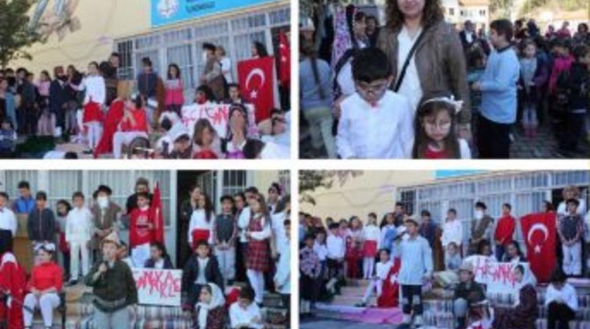 &Ouml;ğrencilerden anlamlı 18 Mart etkinliği