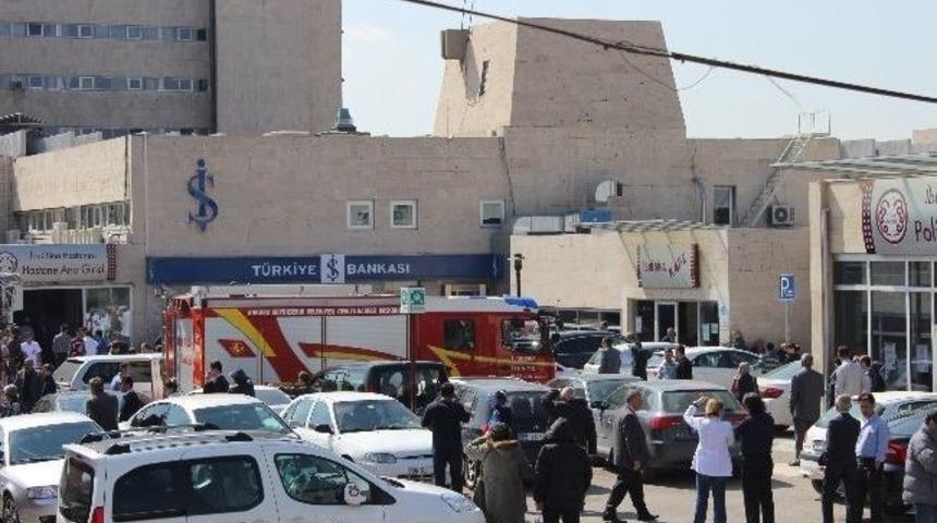 Ankara&rsquo;da Hastanede Yangın