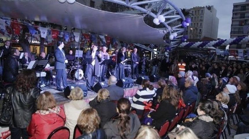 Başkan Tartan'ın Meş'alelerle Karşıladılar