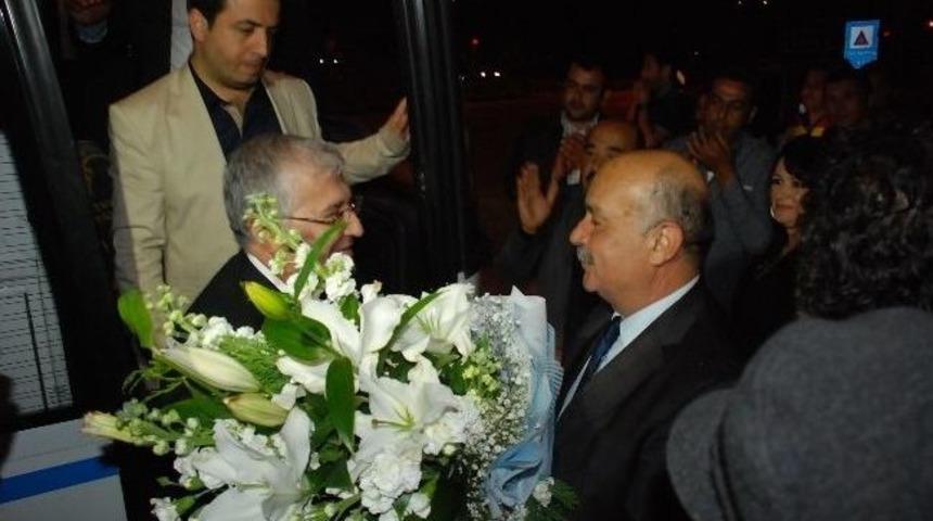 Dsp Lideri T&uuml;rker'de Başkan Kamacı&rsquo;ya Destek Ziyareti.