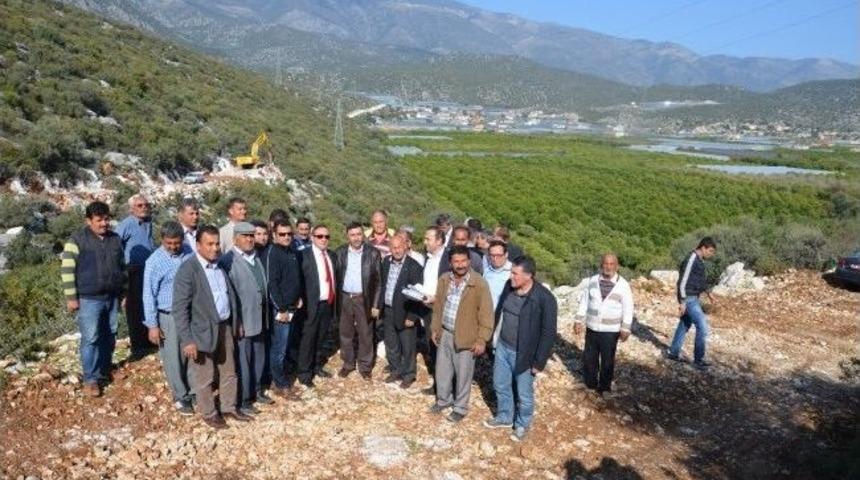 Dsi 13. B&ouml;lge M&uuml;d&uuml;r&uuml; &Ouml;zg&uuml;r, Demre&rsquo;de İncelemelerde Bulundu