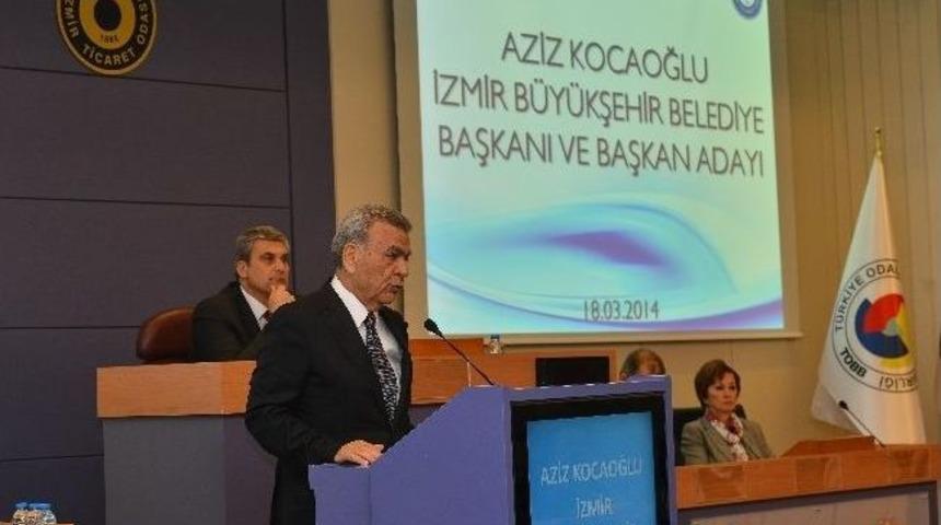 Kocaoğlu, İto &Ouml;zel Meclisinde Konuştu