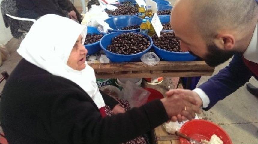Saadet Partisi Kapalı Pazarda Se&ccedil;menle Buluştu