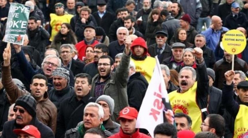 Ankara'da b&uuml;t&ccedil;e mitingi