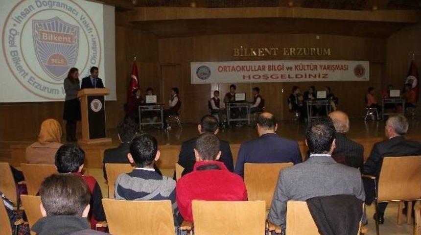 İhsan Doğramacı Vakfı &Ouml;zel Bilkent Erzurum Laboratuvar Lisesinde Bilgi Yarışması