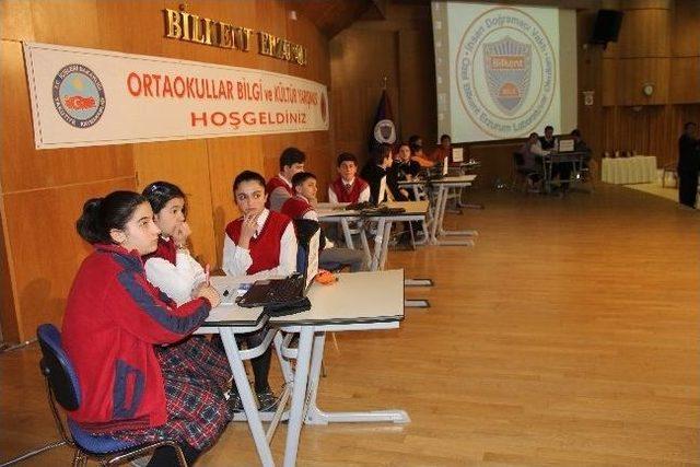 İhsan Doğramacı Vakfı &Ouml;zel Bilkent Erzurum Laboratuvar Lisesinde Bilgi Yarışması 1