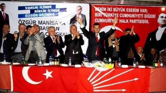 Manisa Chp B&uuml;y&uuml;kşehir Belediye Başkan Adayı &Ouml;zel Sarıg&ouml;l&rsquo;de 1