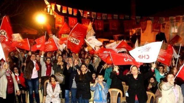 Manisa Chp B&uuml;y&uuml;kşehir Belediye Başkan Adayı &Ouml;zel Sarıg&ouml;l&rsquo;de 2