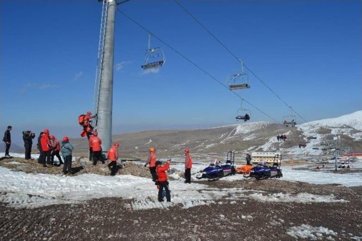 Erciyes&rsquo;te Ger&ccedil;eği Aratmayan Tatbikat