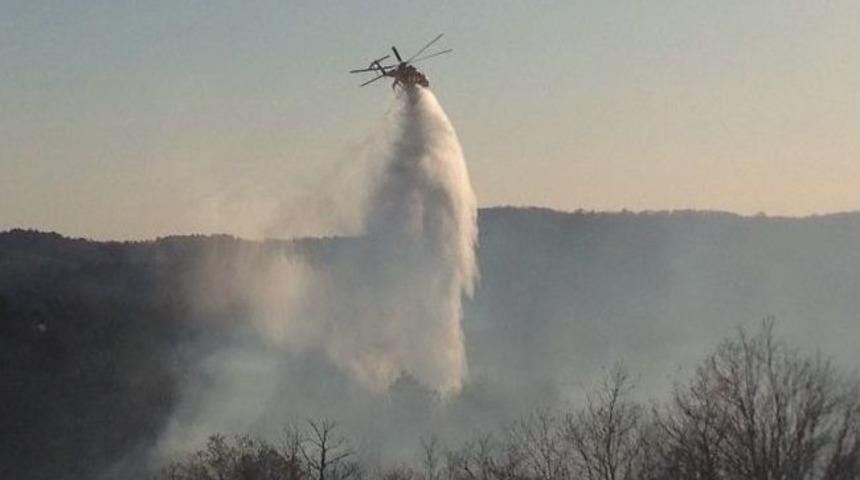 Şile'deki Orman Yangını Kontrol Altına Alınmaya &Ccedil;alışılıyor