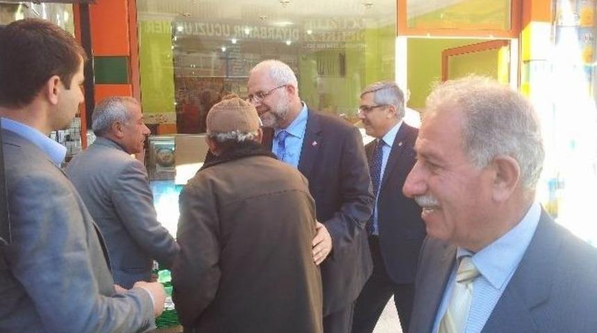 Bozan, Kayapınar Esnafını Ziyaret Etti